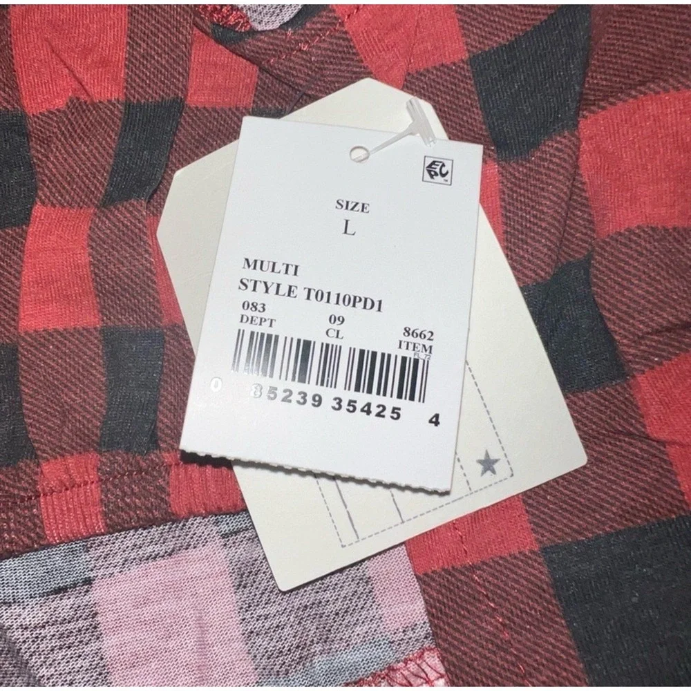 Grayson Pup Buffalo Check Red Plaid Dog Dress Large 19-22
